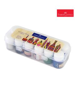 Faber-Castell Fabric Colours - 10ml Each (Pack of 12)