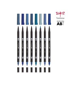 Tombow Dual Brush Pen Blue's