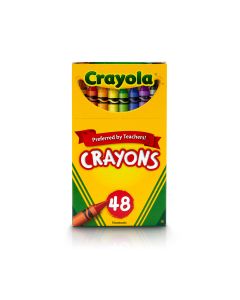 Crayola Crayon - Assorted Wax - 48 Pcs