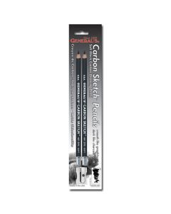 Generals Carbon Sketch Drawing Pencil,2-Pencil Set