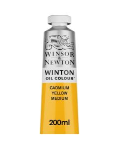 Winton Oil Colors, 200ml Cadmium Yellow Medium