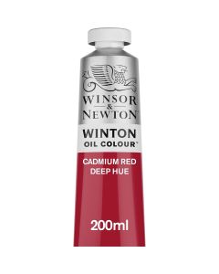 Winton Oil Colors, 200ml Cadmium Red Deep Hue