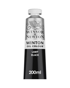 Winton Oil Colors, 200ml Lamp Black