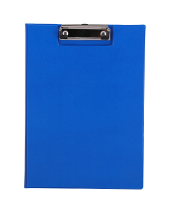 File Organizer- A4 Clip Board with Cover Blue Deli 38154