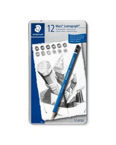 Staedtler Mars Lumograph Art Drawing Pencils Set of 12
