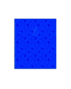 Single Line Book 10x8" Transparent Blue 100/S PVC Falcon