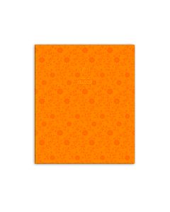 Single Line Book 10x8" Transparent Orange 100/S PVC Falcon