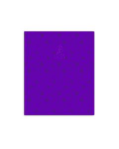 Single Line Book 10x8" Transparent Purple 100/S PVC Falcon