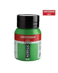 Acrylic Paint 500ml - Permanent Green Light (17726182) Amsterdam