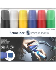 Acrylic Marker Paint Lt 320 4mm Wallet Set 6 Pcs