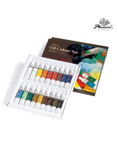 Oil Colour Set of 18x12ml PO1812