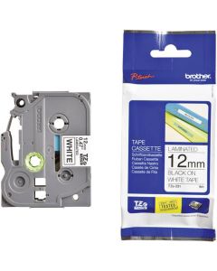Brother TZE-221 P-Touch Labelling Tape 12mm Black on White
