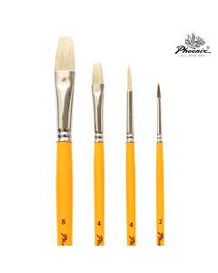 Artist Brush Phoenix 6607S 4pcs set