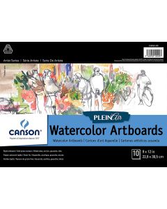 Canson Plein Air Watercolor Art Board Pad 9" x 11" - 400061698