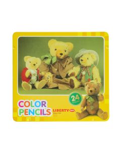 Colour Pencil Set-24 Liberty Metal Box