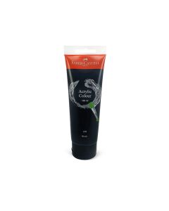 Faber Castell Acrylic Colour 120ml Tube Black