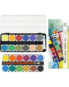 Phoenix Water Colour Tablets set of 24 PWT2430S
