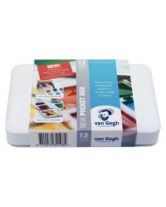Water Colour Pocket Box 12 Pans - Van Gogh