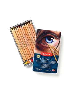 Derwent Colored Drawing Pencils, Metal Tin, 12 Count