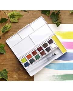 Derwent Inktense Paint Pan Travel Set Palette #02 (12)