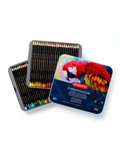 Derwent Chromaflow Colored Pencils Tin, Set of 48