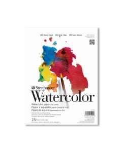 Strathmore Watercolor Paper Pad, 200 Series, 9 x 12" - 25-109