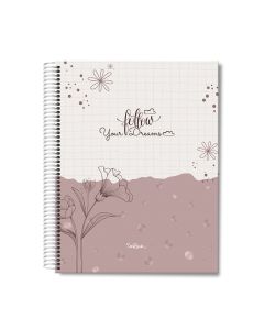 3 Subject Hard Cover University Book U3-01