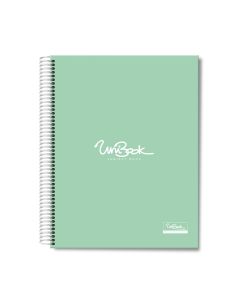 3 Subject Hard Cover University Book U3-03 Mint Green