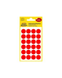 Colour Coding Dots 18mm Red 96 St./pcs. 3004 Avery
