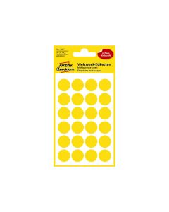 Colour Coding Dots 18mm Yellow 96 St./pcs. 3007 Avery