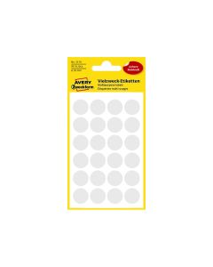 Colour Coding Dots 18mm Whit 96 St./pcs. 3170 Avery