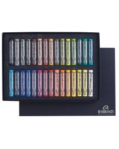 Soft Pastels General Selection Starter Set of 30 Long Rembrandt