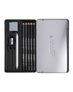LYRA Rembrandt Charcoal Set Tin Box - 12pcs