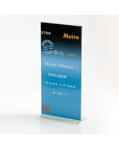 Menu Holder T Shape