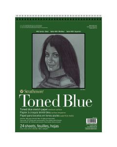 Strathmore Toned Blue Sketchbook 11 x 14 inch (Wirebound) 412-211-6