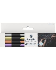 Schneider Metallic Liner 1-2mm - Set of 4