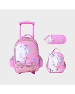 School Bag Glossy Bird set 17inch GB5212T