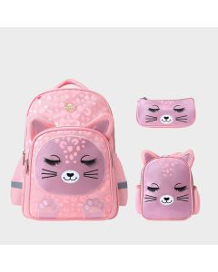 SCHOOL BAG GLOSSY BIRD 17 inch GB5234 Cat