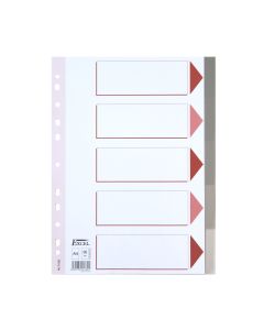 Divider 1 - 5 Grey Plastic