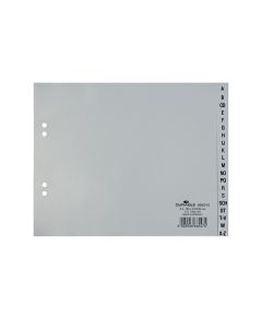Divider A - Z Grey Plastic A5