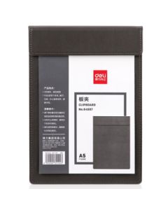 Deli Clipboard 64507 - Black A5