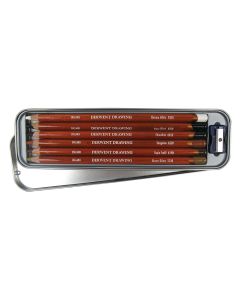 Derwent Drawing Pencils and Accessories, Soft, Metal Tin, 6 Count