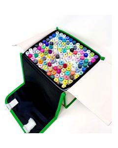 Ohuhu Honolulu Art Markers, 120 Color Spectrum, Dual Tips (Brush & Chisel), Alcohol-Based