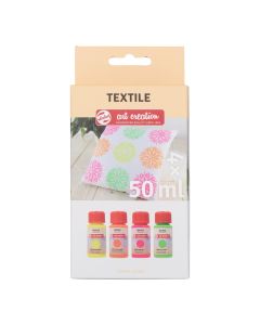 Textile set Pastel | 4 x 50 ml Talens Art Creation 