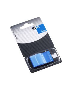 Note Flags Paper card 1x25x43mm 50sht Pet Foil Blue UPM - 772836