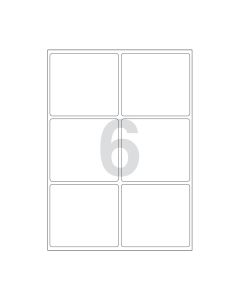 Agipa 6 labels 99.1x93.1mm A4
