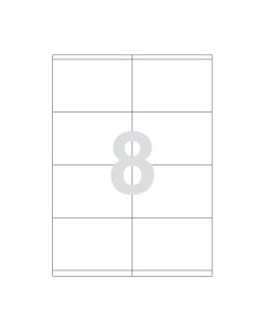 Agipa 8 labels 105x72mm A4