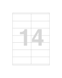 Agipa 14 labels 105x39mm A4