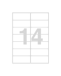 Agipa 14 labels 99.1x38.1mm A4