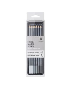 Winsor & Newton Studio Collection Charcoal Pencil Set of 6